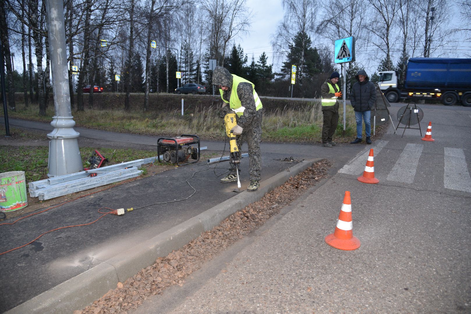 лотошино, кировский, безопасное движение, тротуар,