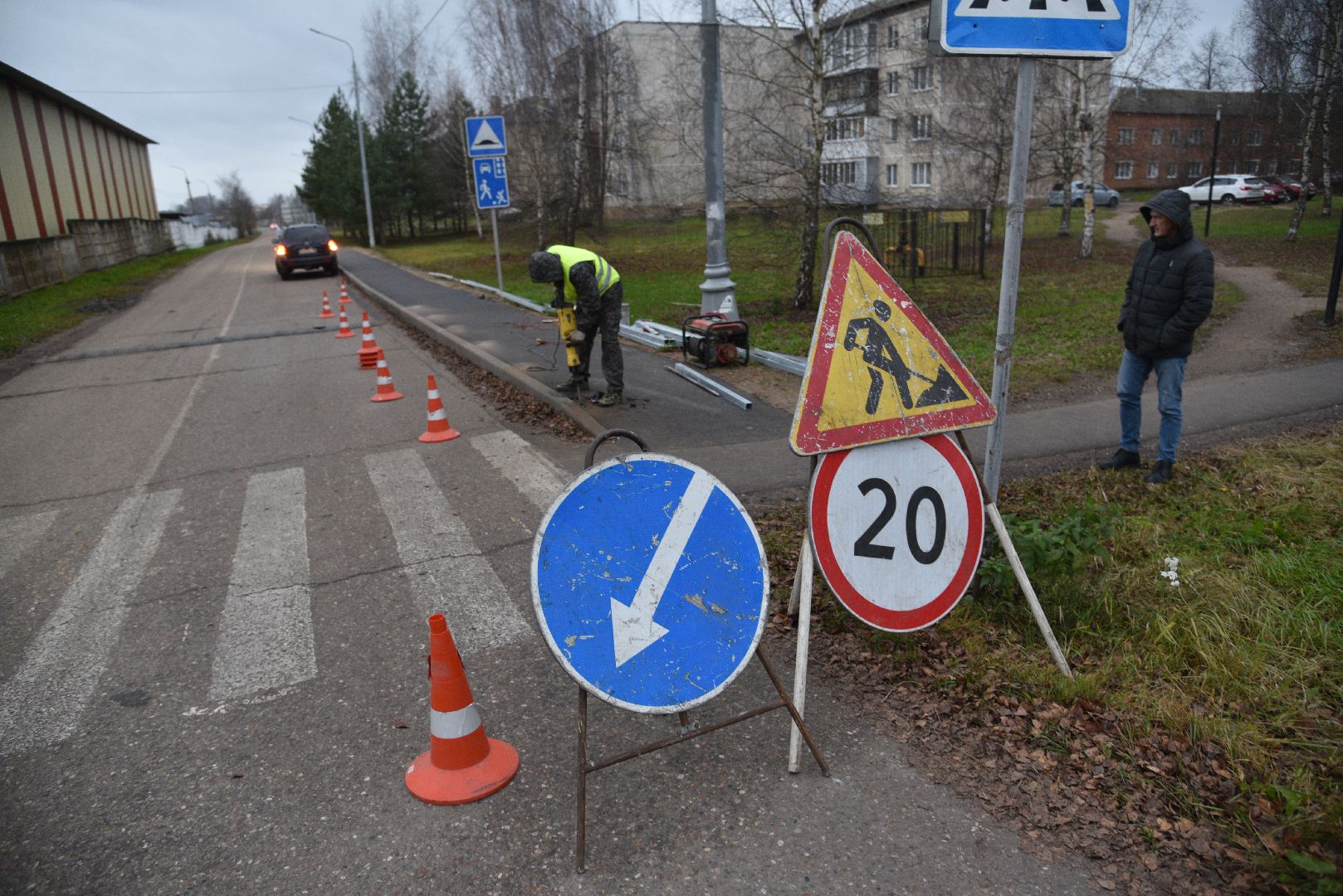 лотошино, кировский, безопасное движение, тротуар,