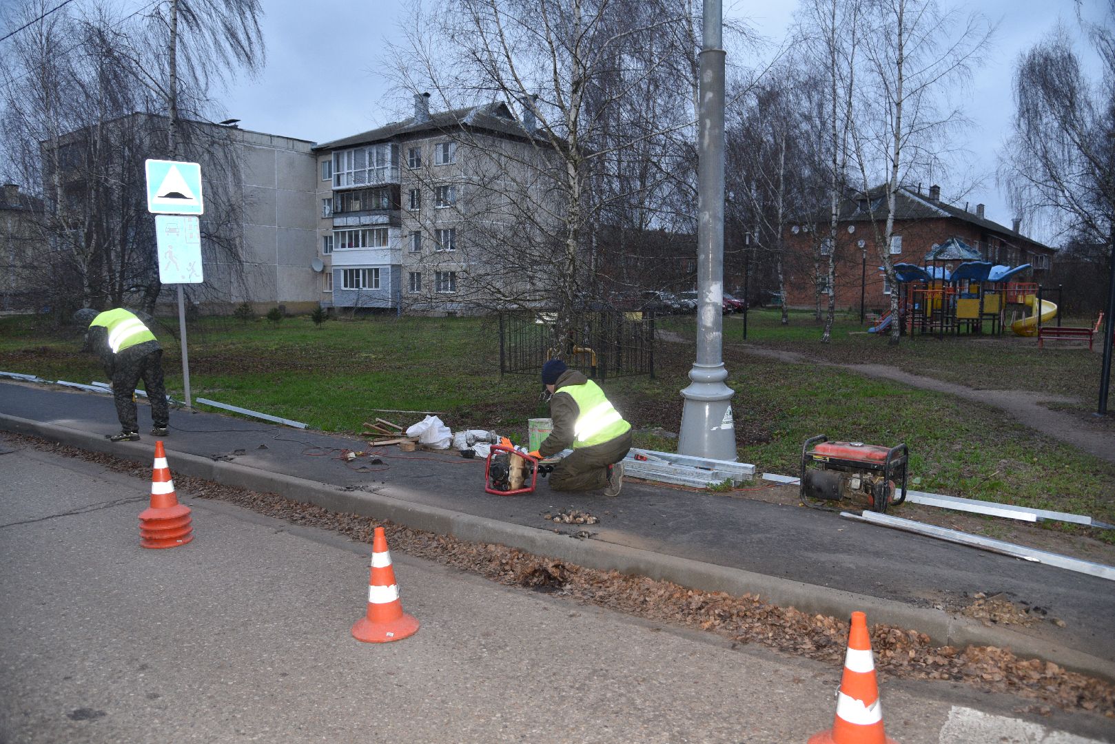 лотошино, кировский, безопасное движение, тротуар,