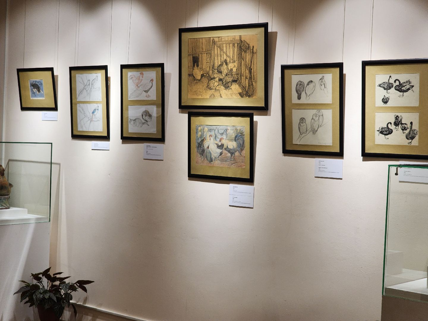 сергиев посад, сергиево-посадский городской округ, хотьково, музей-заповедник абрамцево, выставка, графика,ступинский музей,мир животных, мир животных в мире искусства, отдел художественных ремесел,