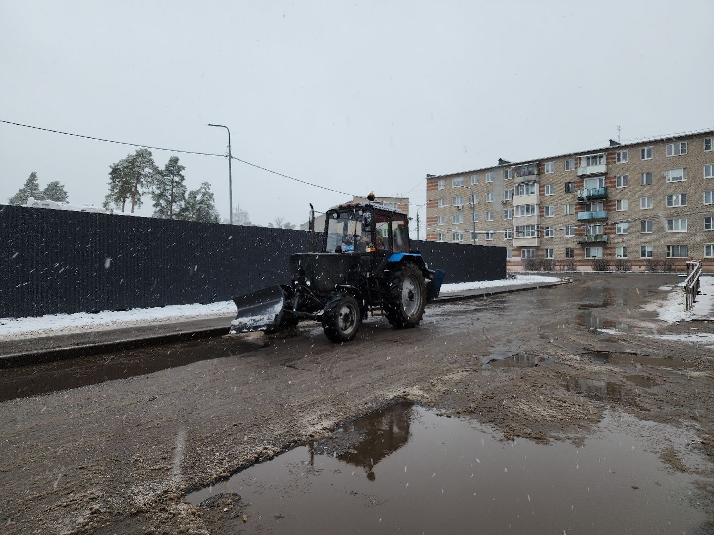 уборка снега, орехово-зуево, ликино-дулево,