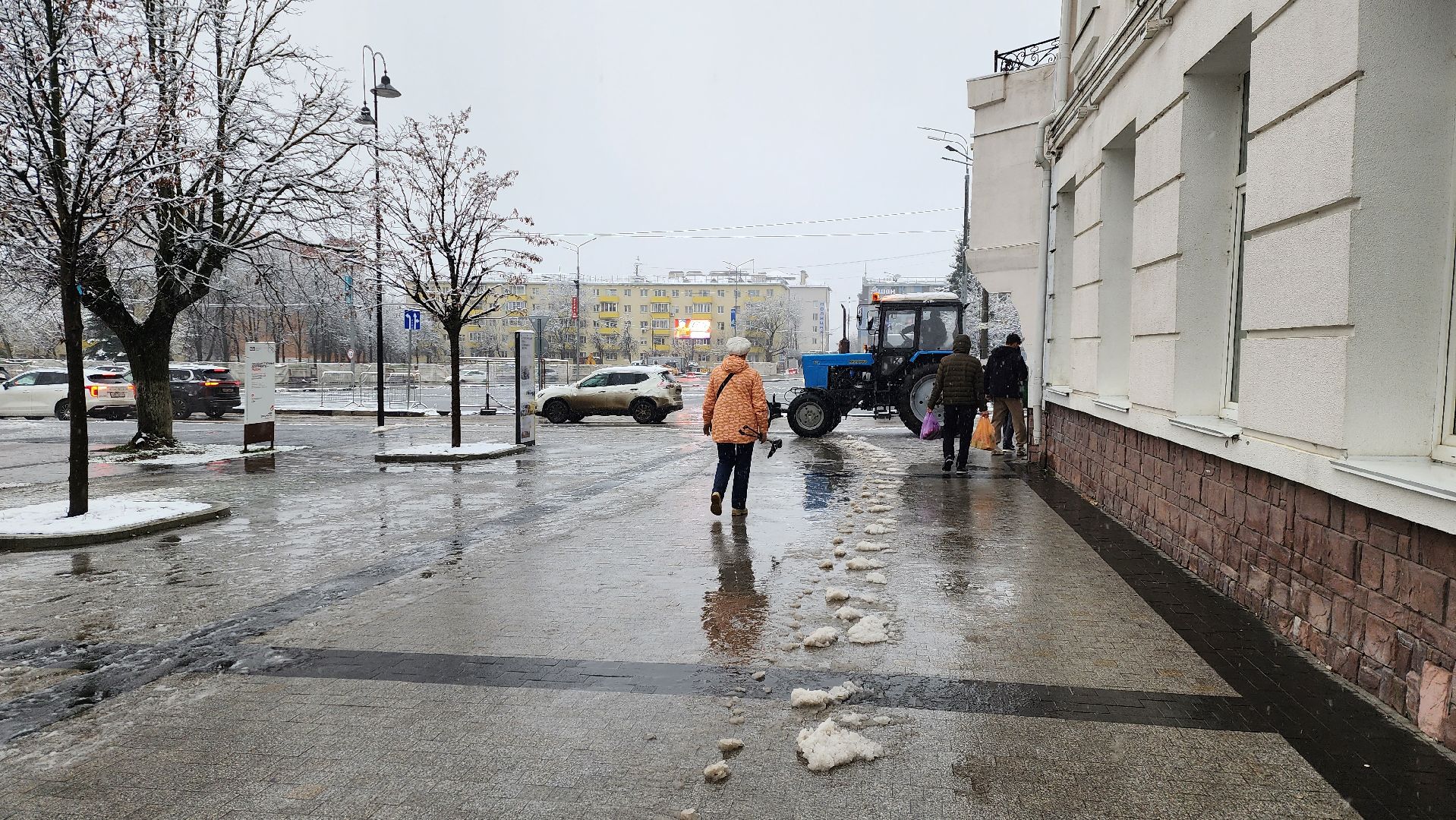 истра, снегопад, благоустройство,