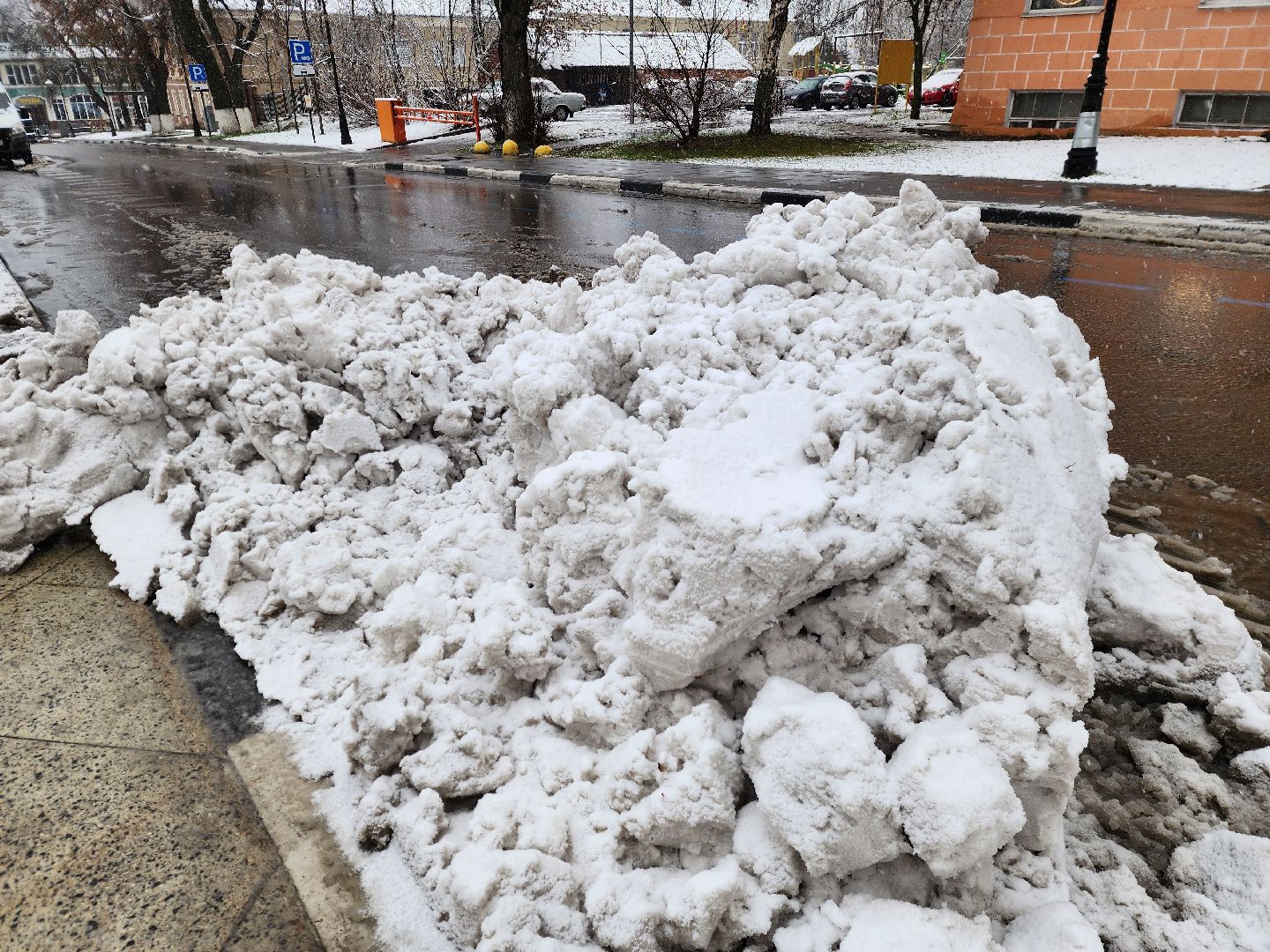 ногинск, жители,  снегопад, уборка снега, коммунальная служба, жкх,