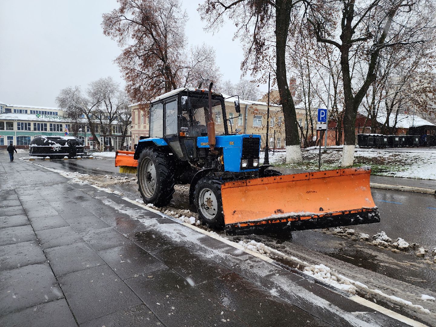 ногинск, жители,  снегопад, уборка снега, коммунальная служба, жкх,