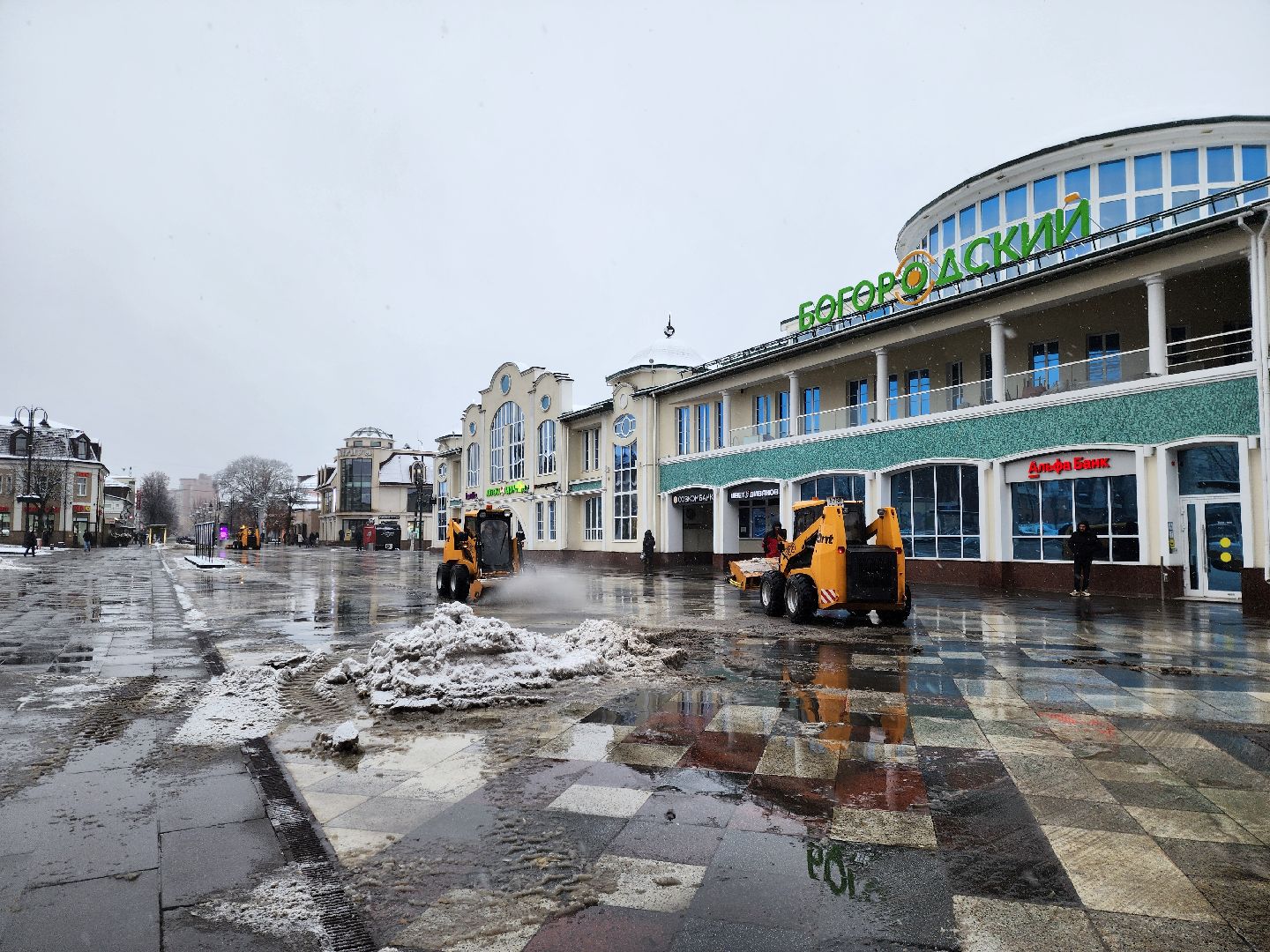 ногинск, жители,  снегопад, уборка снега, коммунальная служба, жкх,