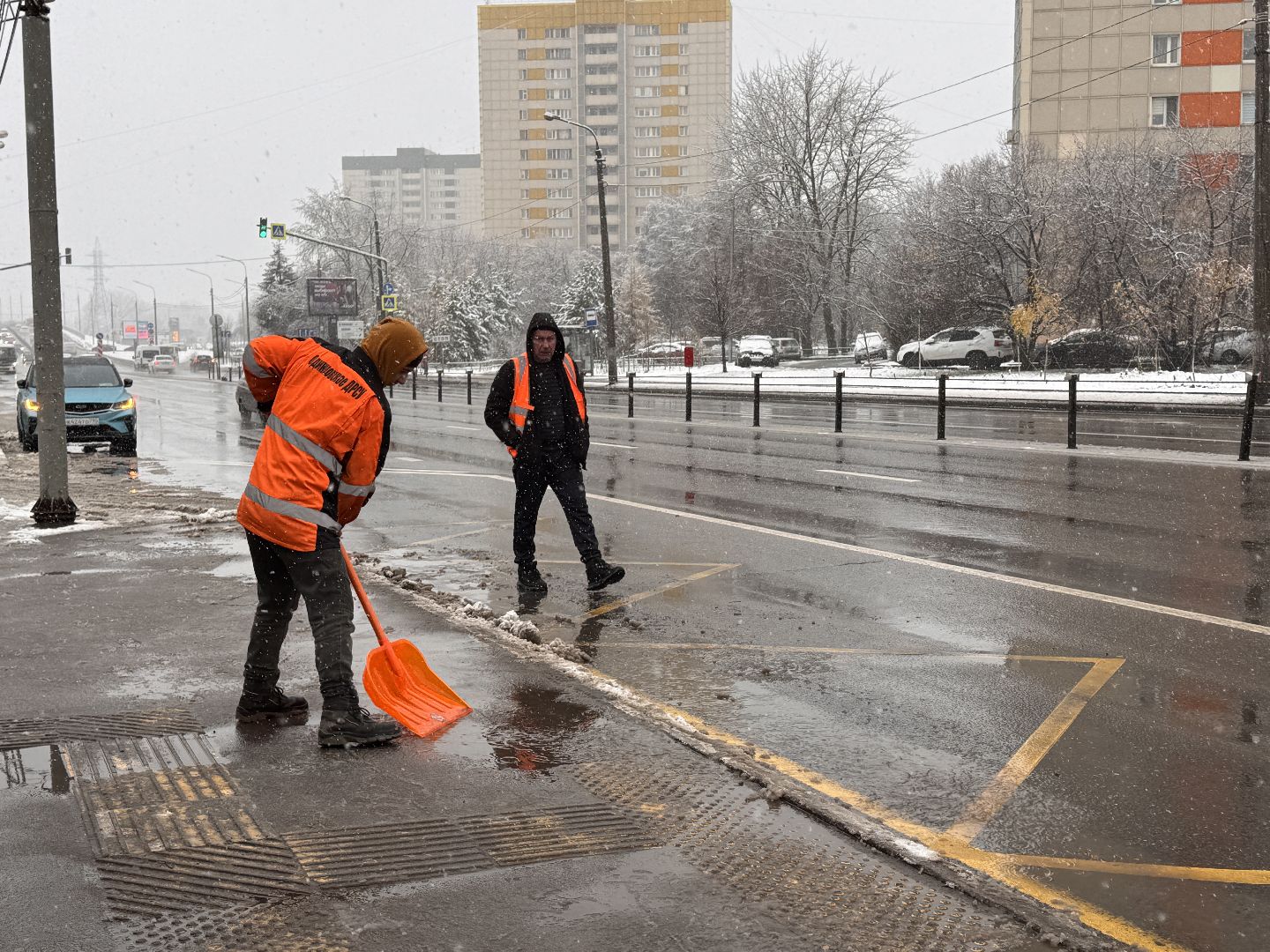 Первый снег, Одинцово, Одинцовское ДРСУ, Полная готовность ,