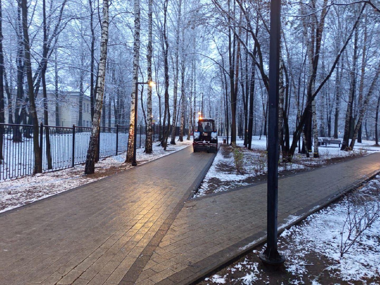 люберцы, комбинат по благоустройству, уборка снега,