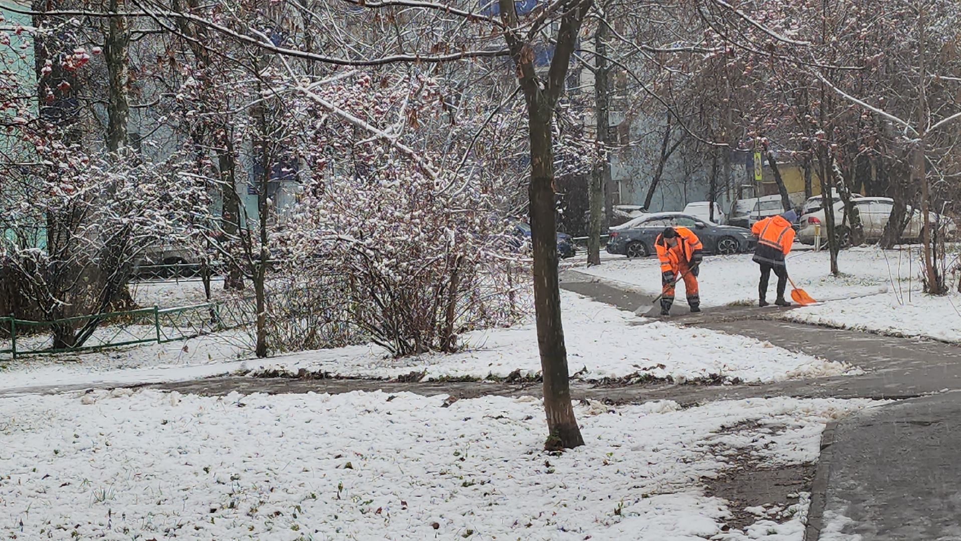 люберцы, комбинат по благоустройству, уборка снега,