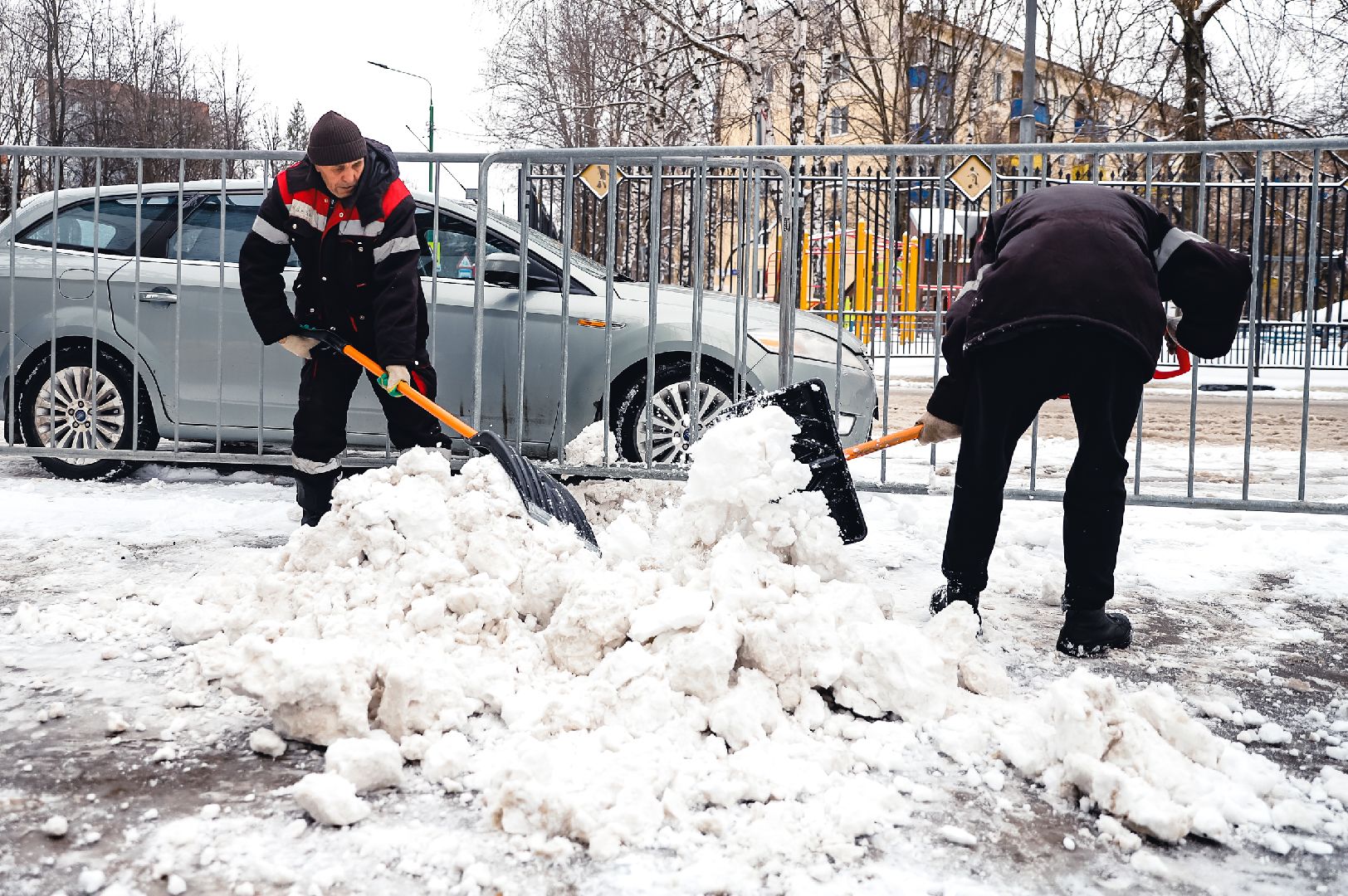 снег, погода, уборка,