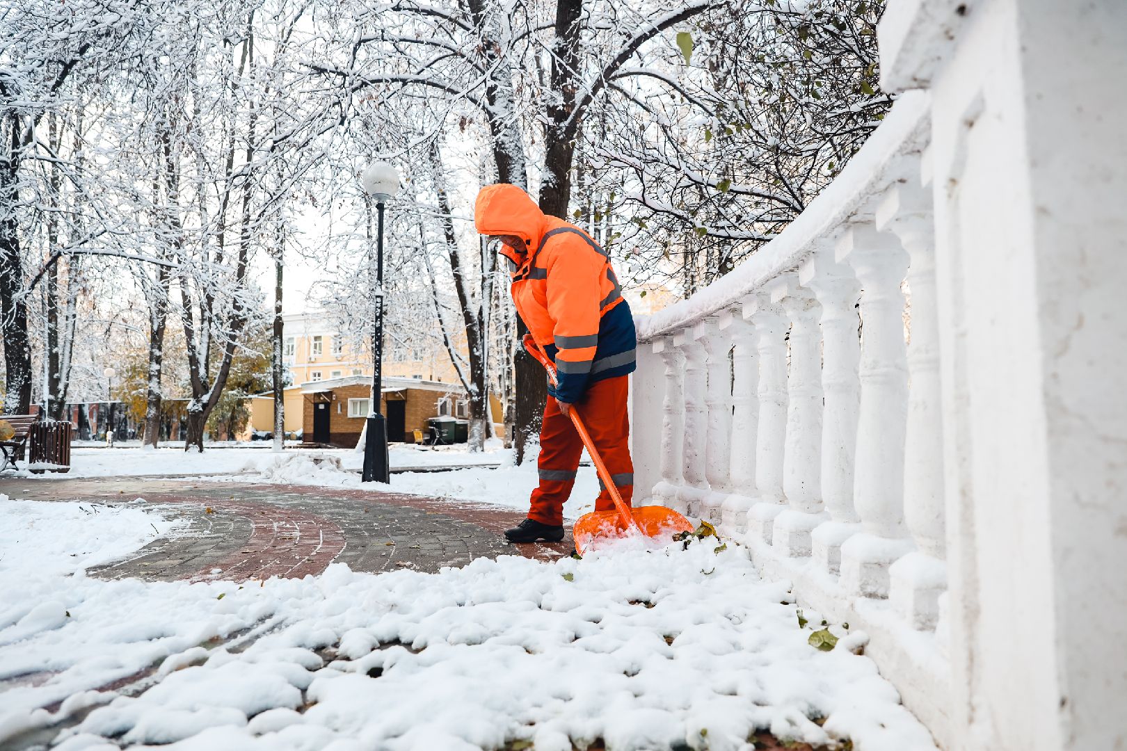 снег, погода, уборка,