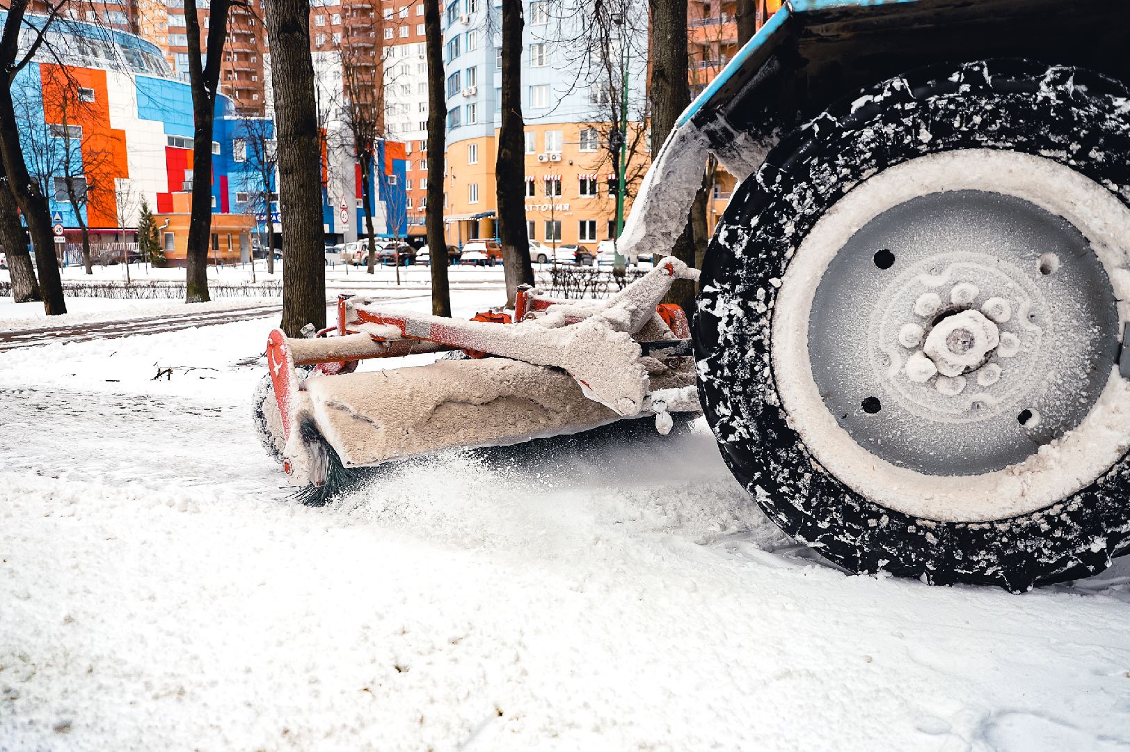 снег, погода, уборка,
