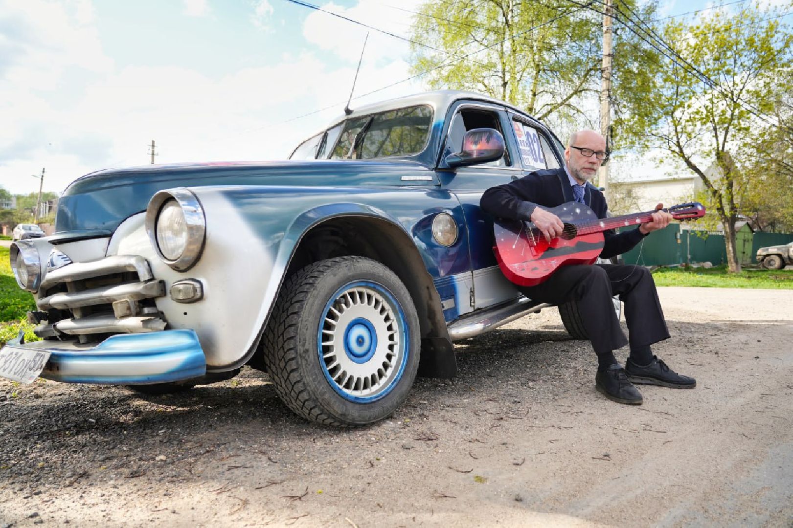 Сергиев Посад, Сергиево-Посадский городской округ, Победа, Люди, Автомобиль, Ретроавто
