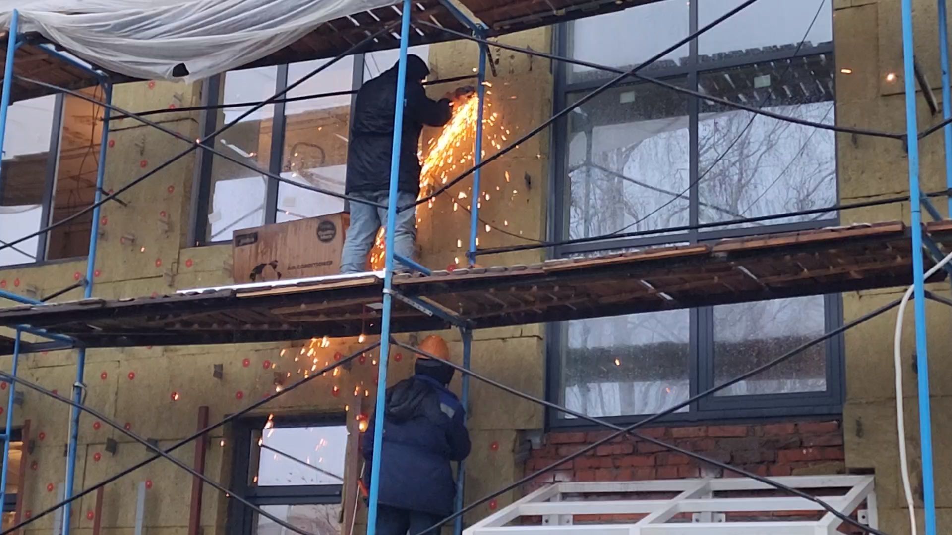 чехов, улица ильича 34а, детский сад, дошкольное отделение, лицей 4, капитальный ремонт, капремонт здания, фасадные работы, утепление наружных стен, облицовка, гидроизоляция, замена кровли, госпрограмма московской области, реконструкция,входная группа, пожарные лестницы, наружные работы,обновление,