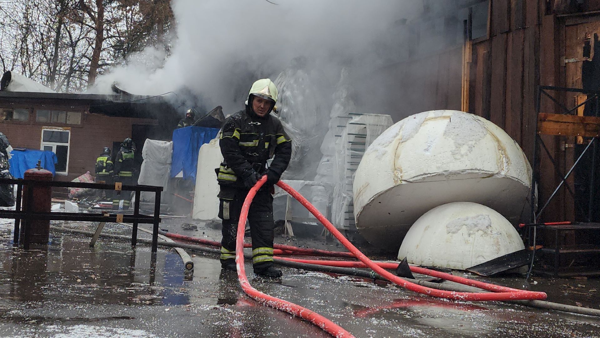 мытищи, пожар,