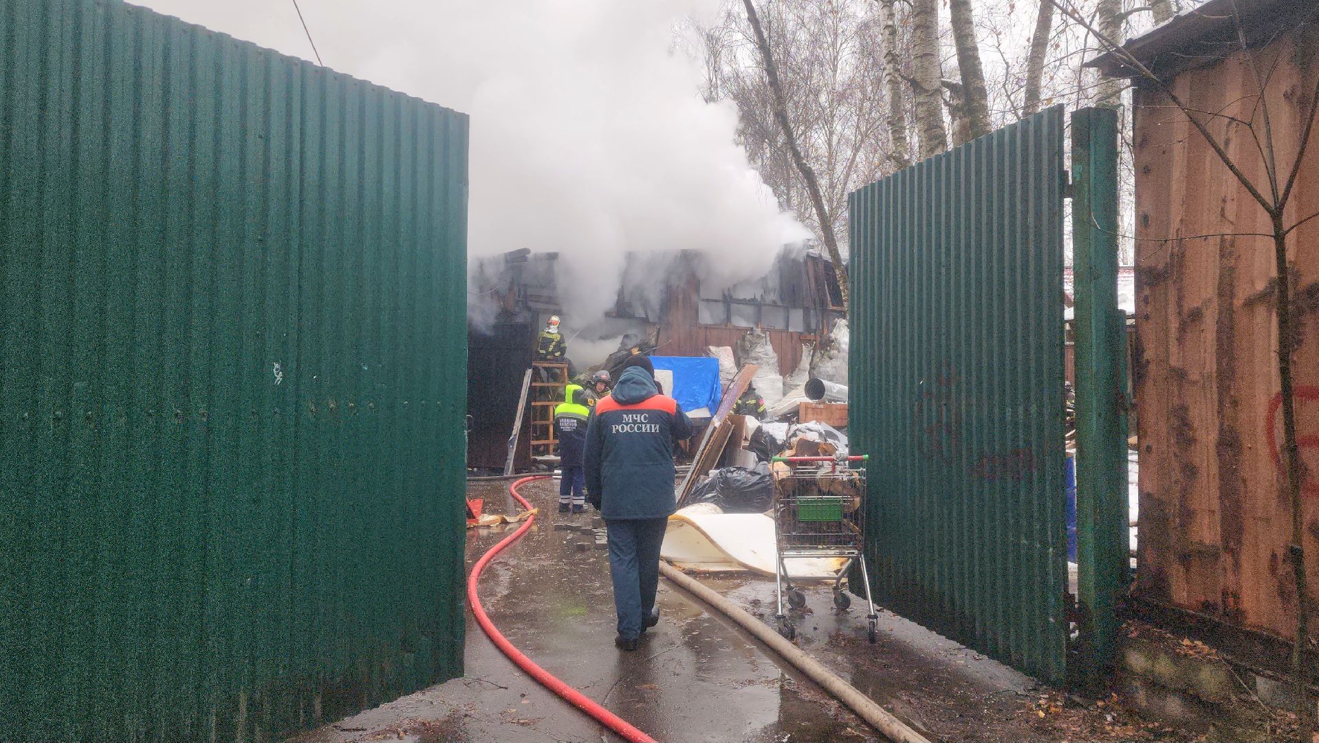 мытищи, пожар,