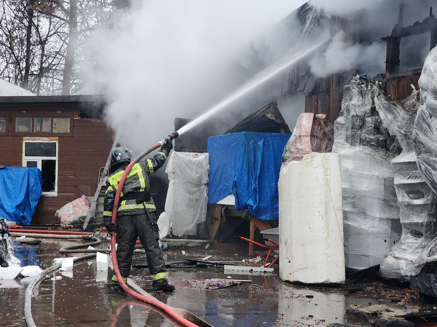 мытищи, пожар,