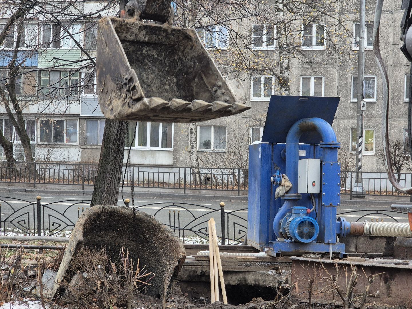ремонт канализационного коллектора, орехово-зуево,