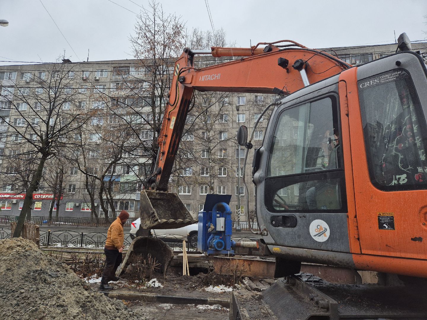 ремонт канализационного коллектора, орехово-зуево,