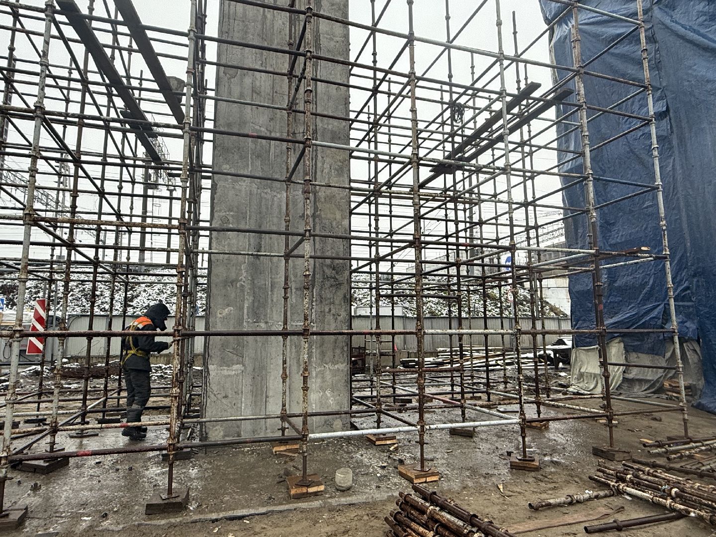 Люберцы , Строительство, Путепровод, Развязка, Дорога,