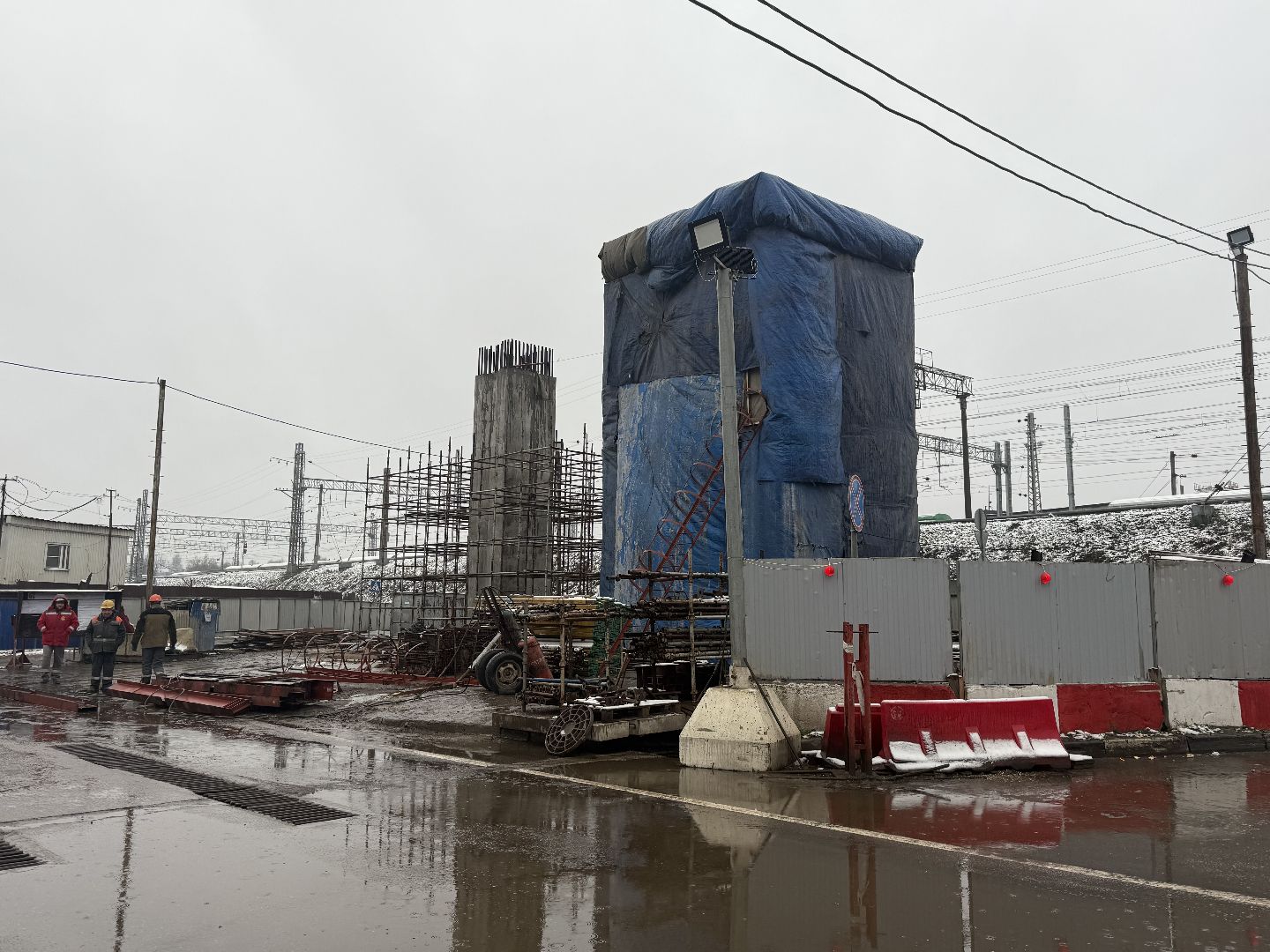 Люберцы , Строительство, Путепровод, Развязка, Дорога,