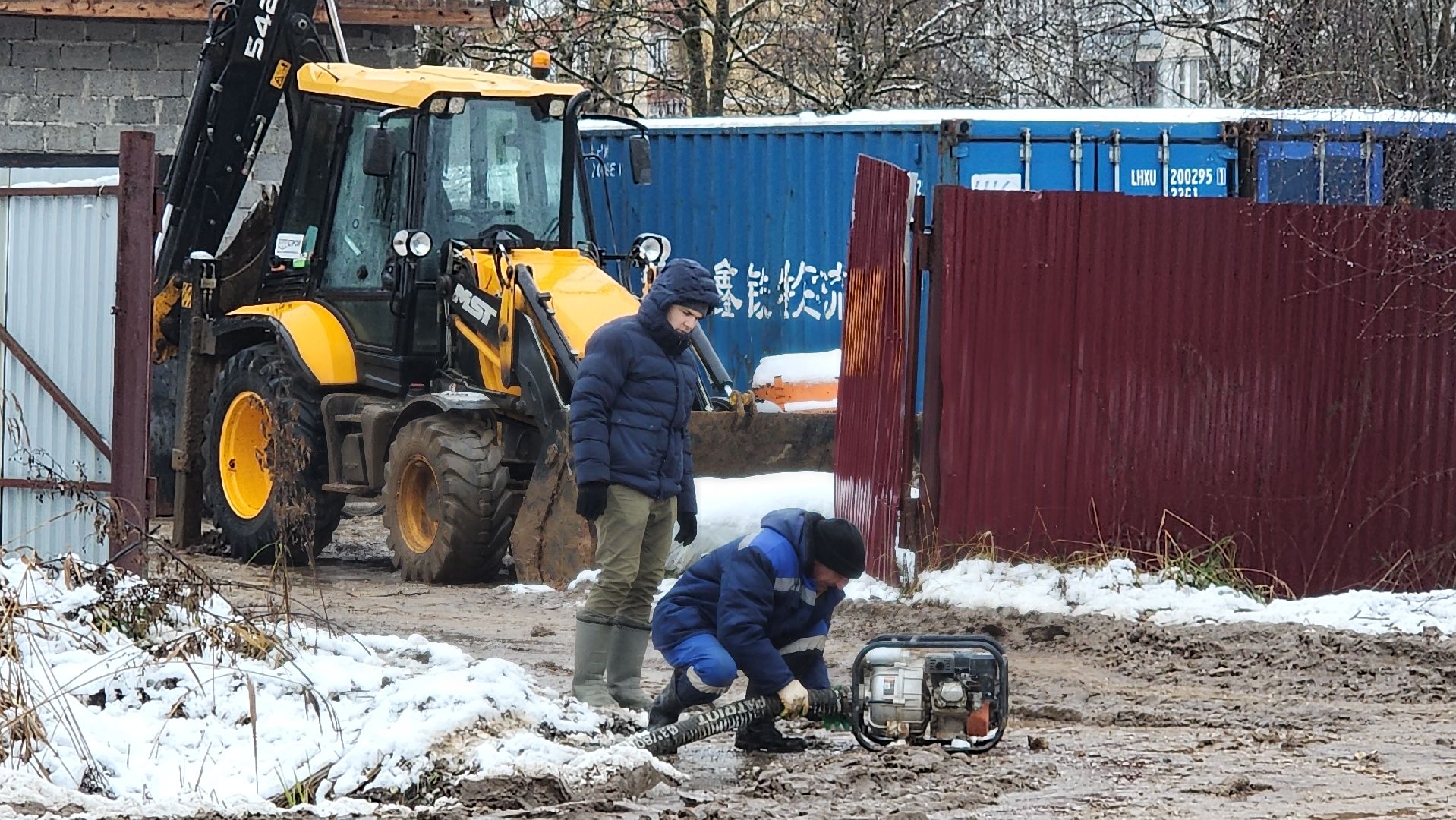 волоколамск, сычево, ремонт теплосетей,