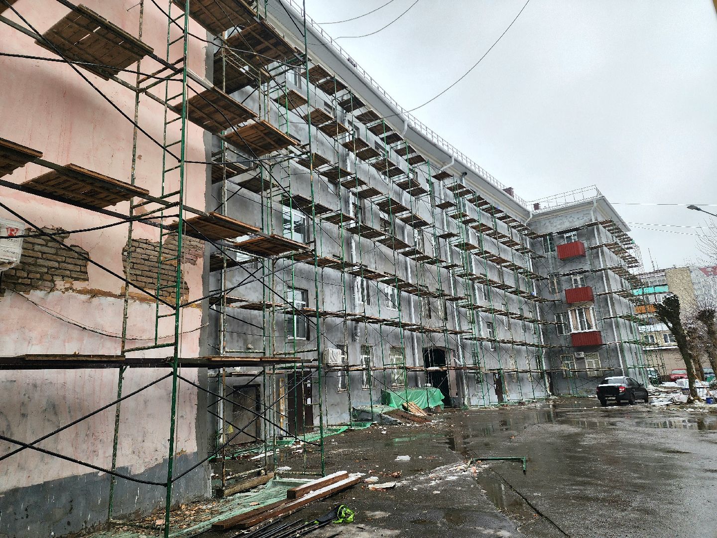 солнечногорск, ремонт, фасад, дома, жители ,