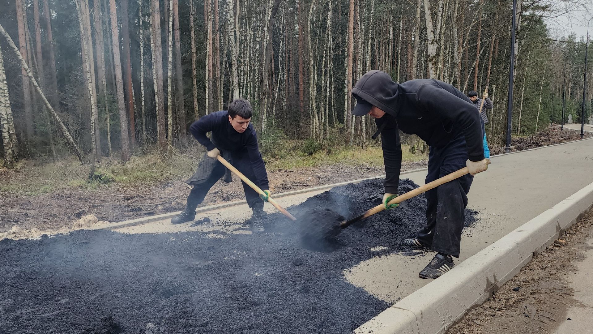 благоустройство, велодорожка, лосино-петровский,