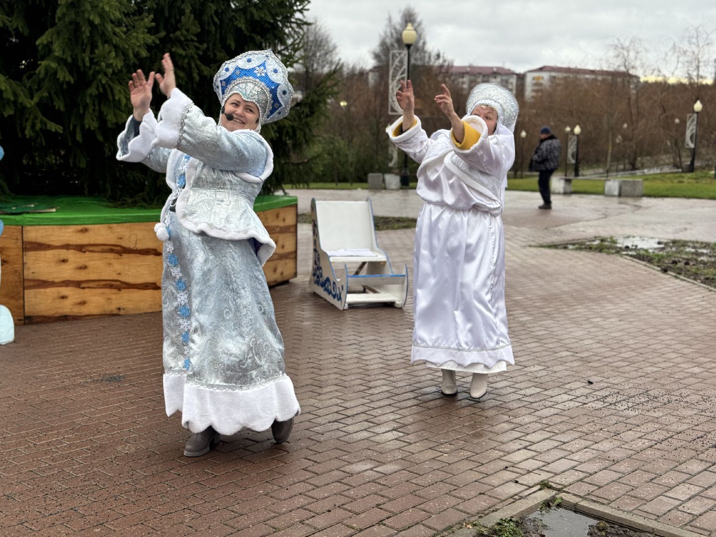 шаховская, день рождения деда мороза, зима в подмомсковье,