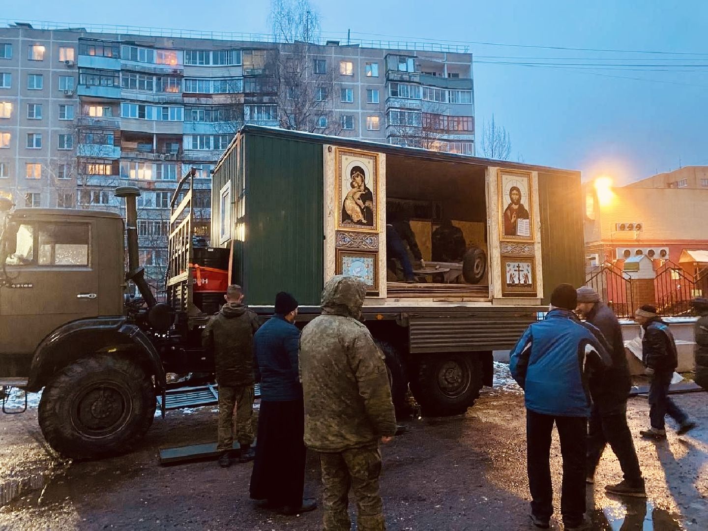 раменское, сво, мобильный храм, храм часовня,