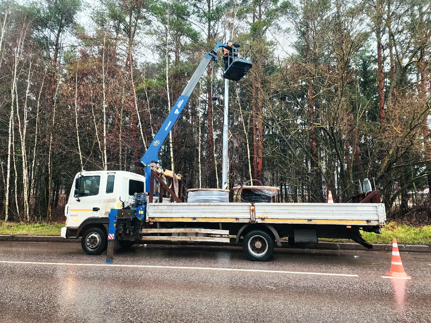 пущино, серпухов, освещение, мосавтодор, региональные дороги,