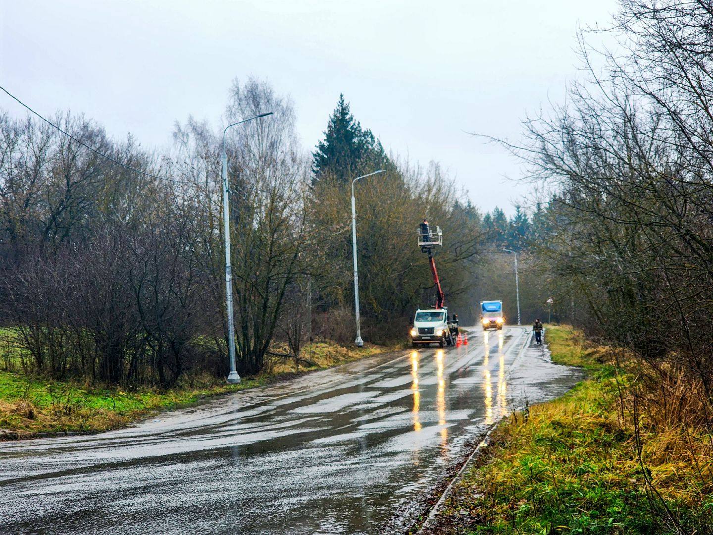 пущино, серпухов, освещение, мосавтодор, региональные дороги,