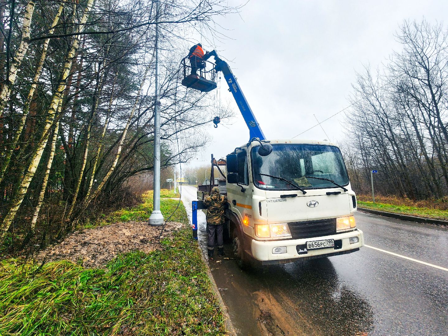 пущино, серпухов, освещение, мосавтодор, региональные дороги,