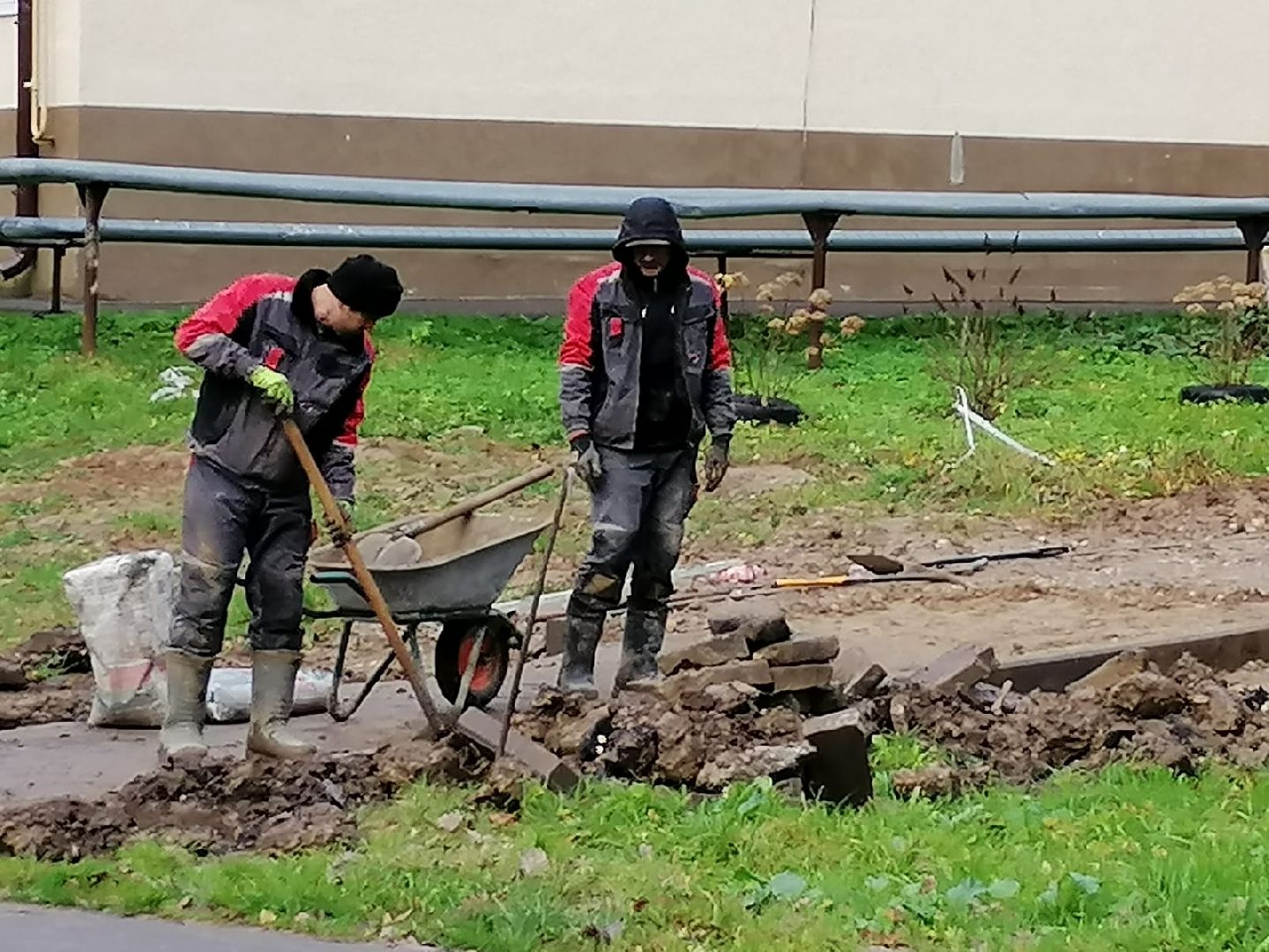 городской округ восход, благоустройство, тротуар в горбово, ремонт,