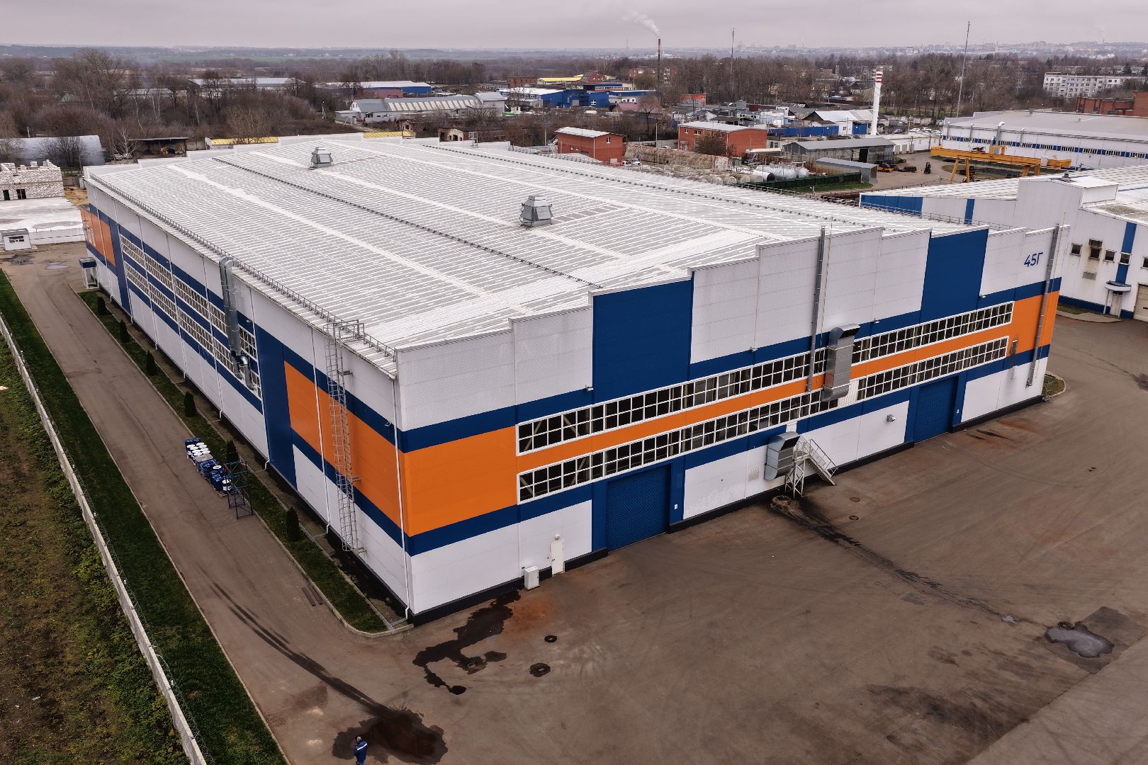 видео с коптера, завод импортозамещающего оборудования для ЖКХ, завод в коломне ,