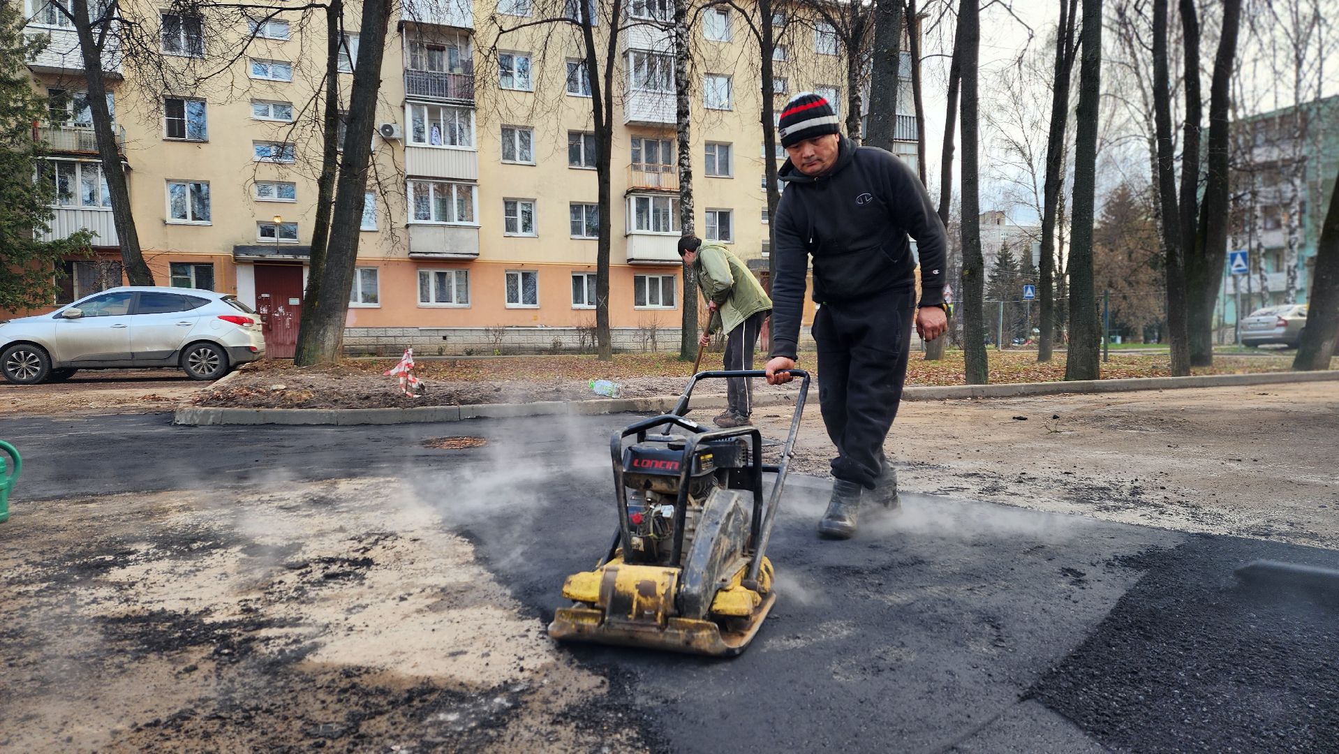 клин, улица менделеева, асфальт, дороги,