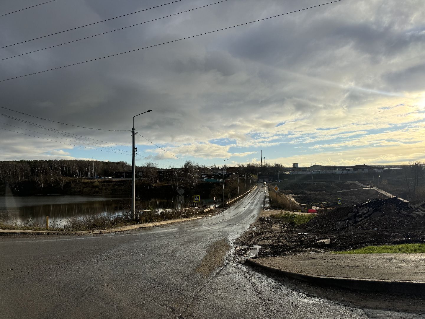 строительство дороги, ленинский городской округ, каширское шоссе,