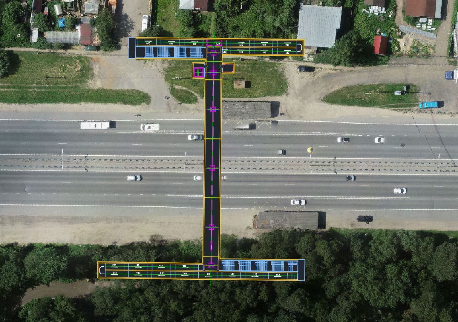 реконструкция м-8, лесной, пушкинский городской округ, строительство  дорог, ярославское шоссе, м-8 холмогоры, расширение м-8,кощейково,подземный переход,остановка общественного транспорта,
