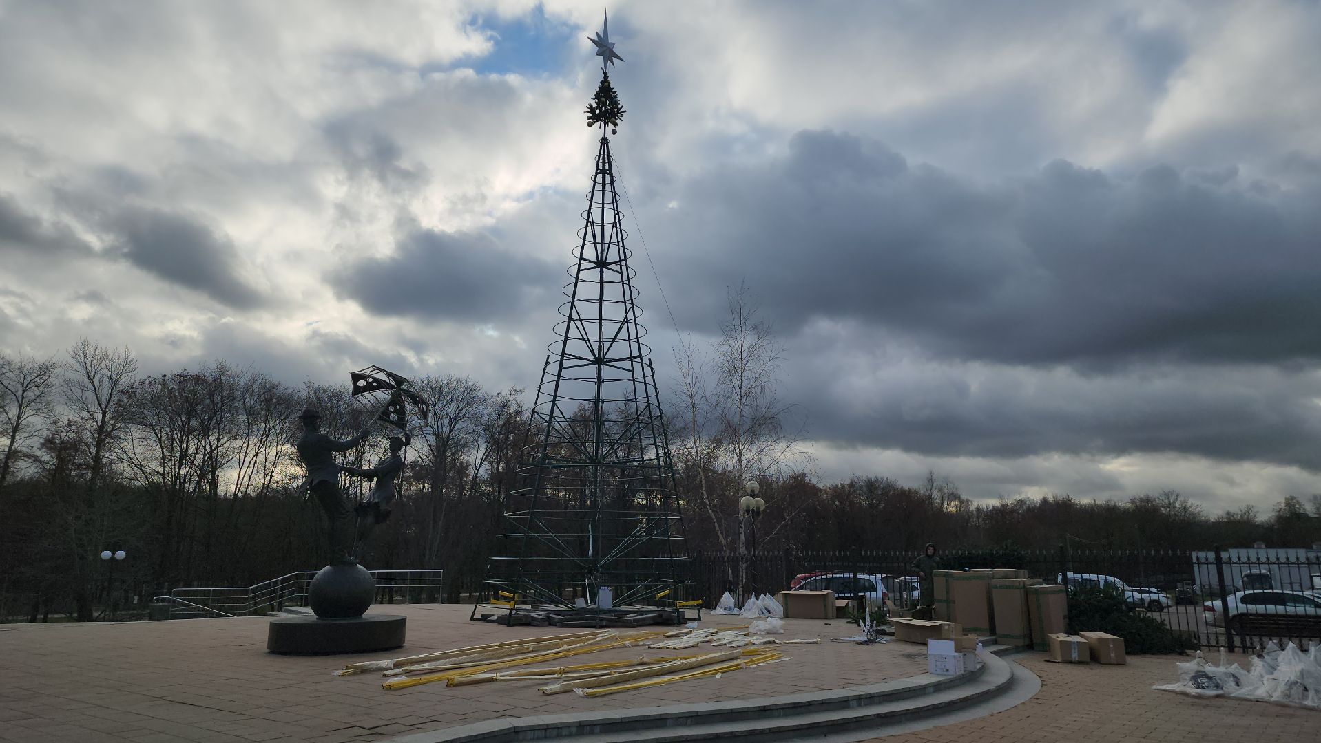 Люберцы, новогодняя елка, жкх,