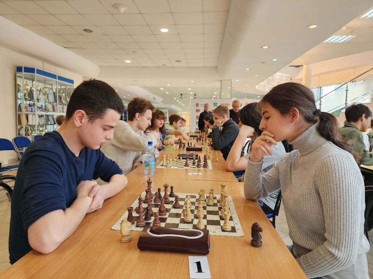 чехов,  соревнования, быстрые шахматы, первый этап, чеховская школьная лига, федерация шахмат чехова, евгений рябинин, главный судья елизавета крылова, единая школьная лига московской области, инициатива губернатора подмосковья, спортивные состязания,