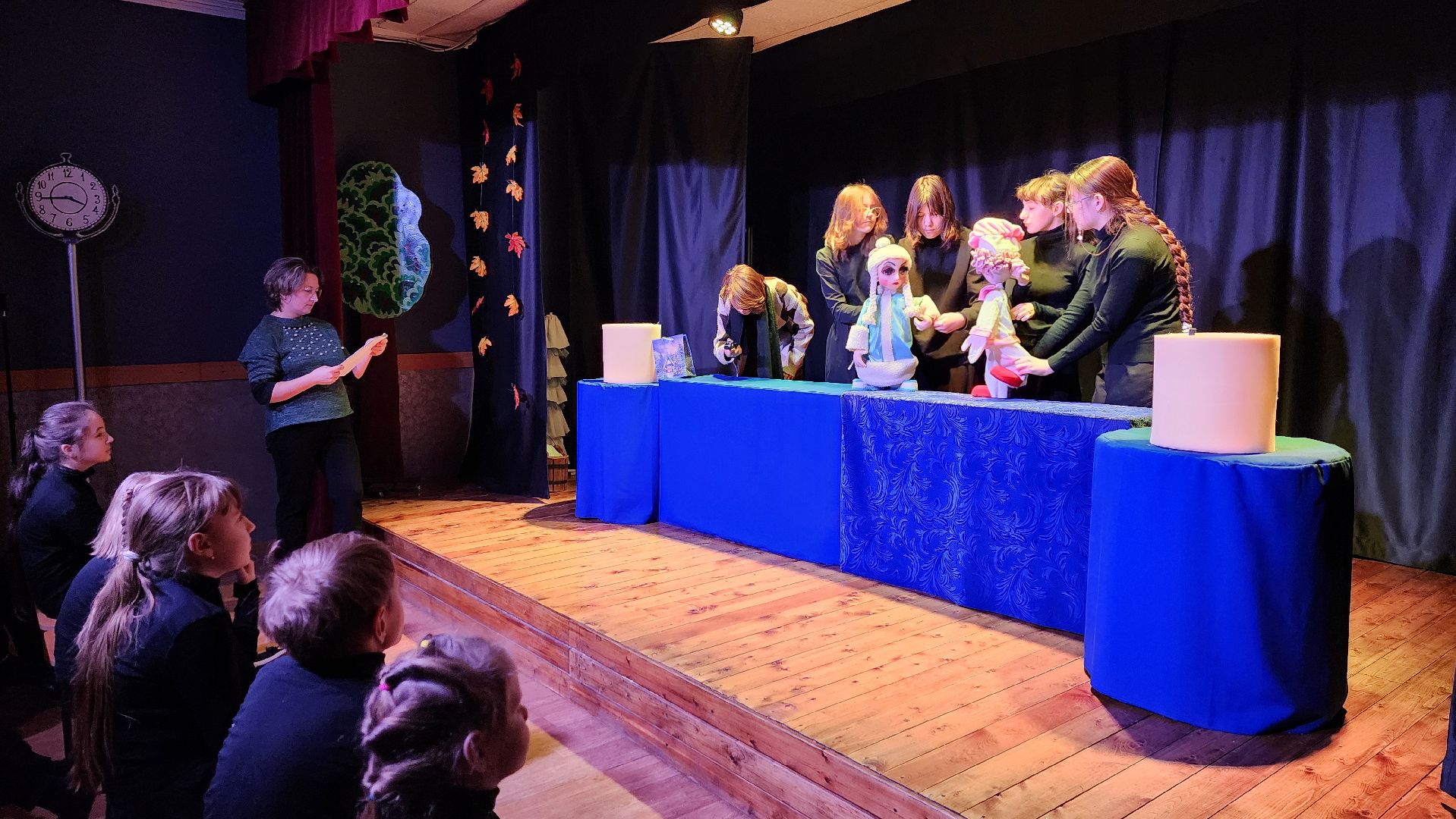 клин, дом детского творчества, кукольный театр, буратино, новогодний спектакль,