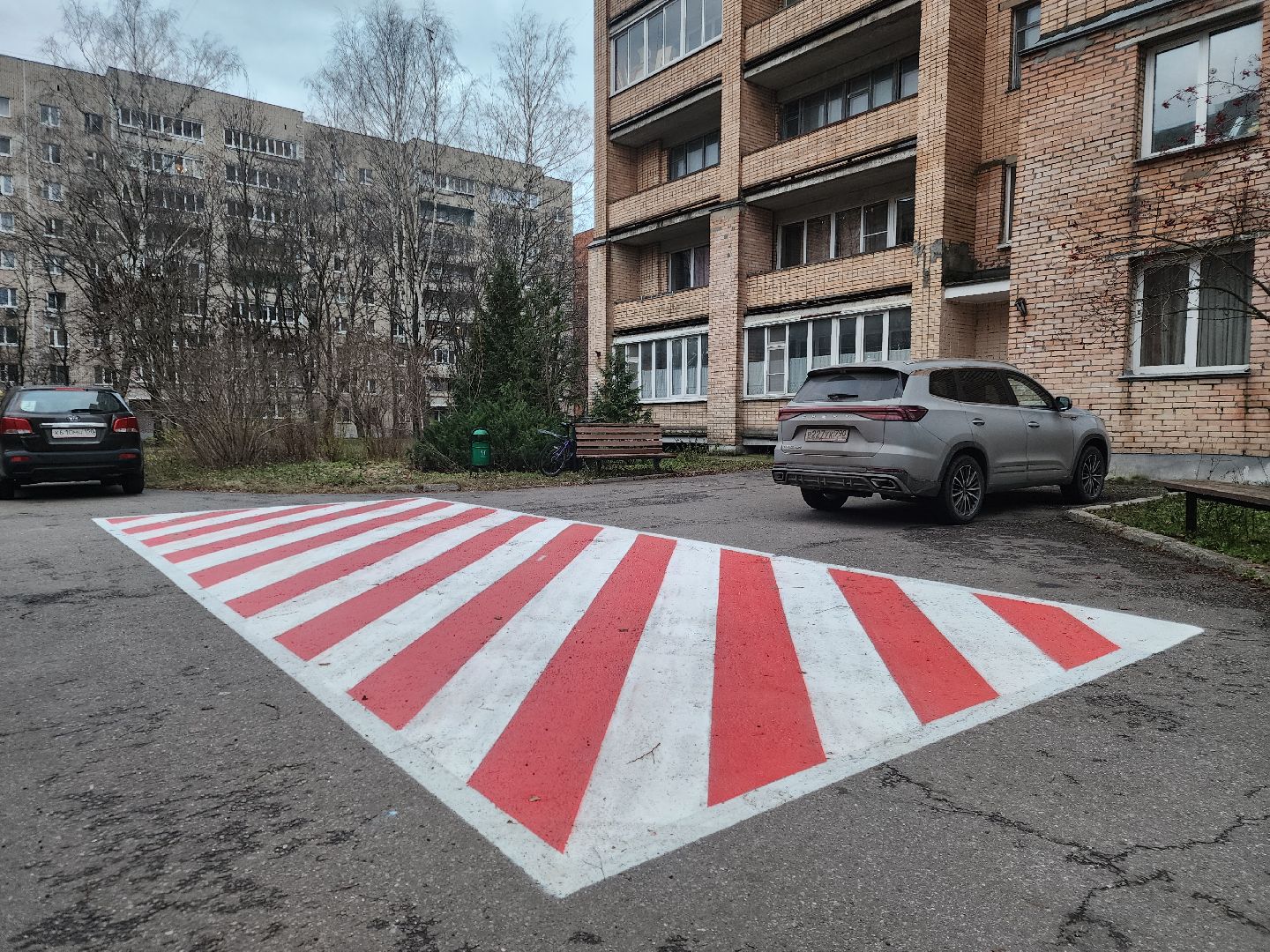 Черноголовка, Парковка спецтранспорта, Дороги,