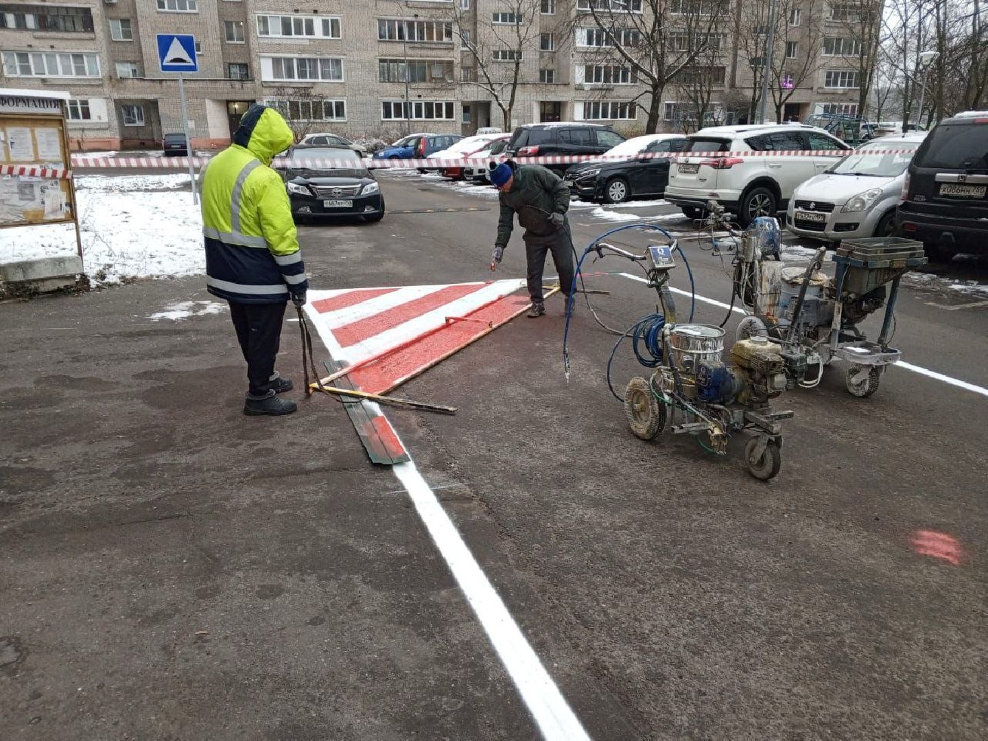 Черноголовка, Парковка спецтранспорта, Дороги,