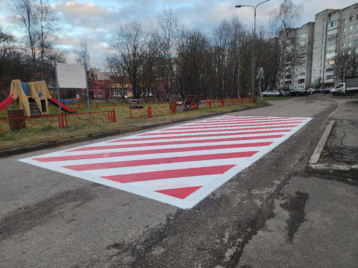 Черноголовка, Парковка спецтранспорта, Дороги,