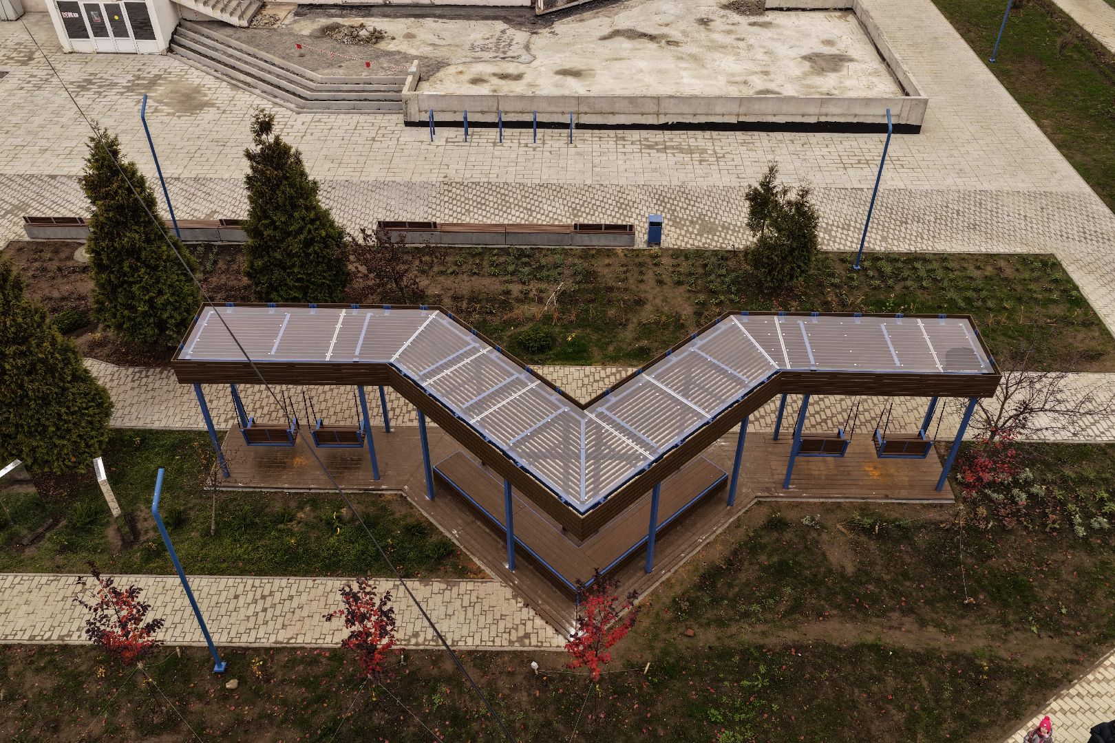 видео с коптера, горизонт коломна, молодежный центр коломна, благоустройство коломна ,