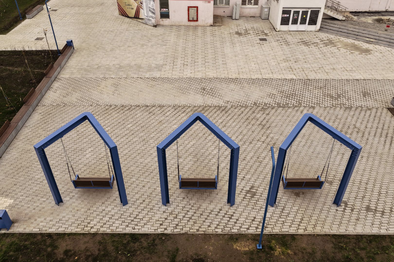 видео с коптера, горизонт коломна, молодежный центр коломна, благоустройство коломна ,