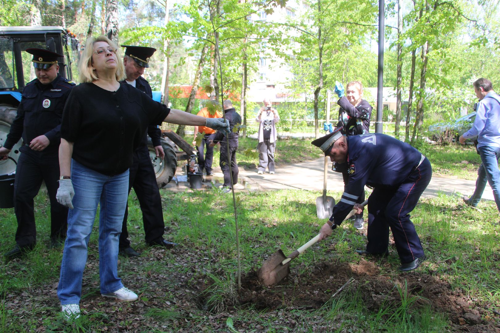 Лес победы, Протвино, экология, акция, озеленение