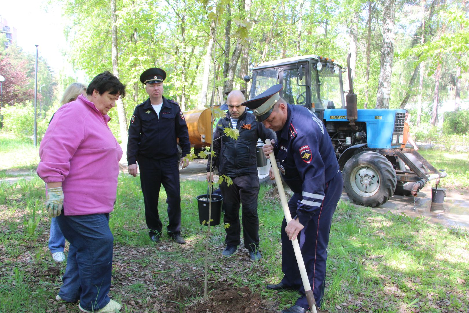 Лес победы, Протвино, экология, акция, озеленение
