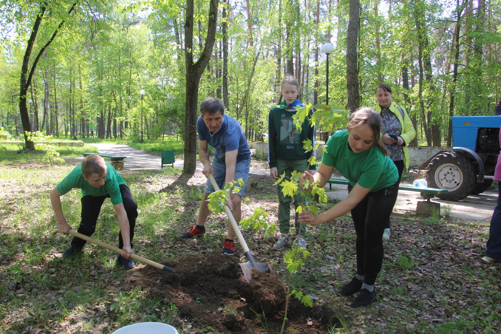 Лес победы, Протвино, экология, акция, озеленение