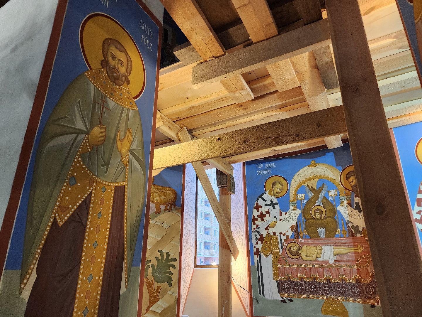 фрязино, роспись храма, иконопись, иконописец, строительство храма, православие,