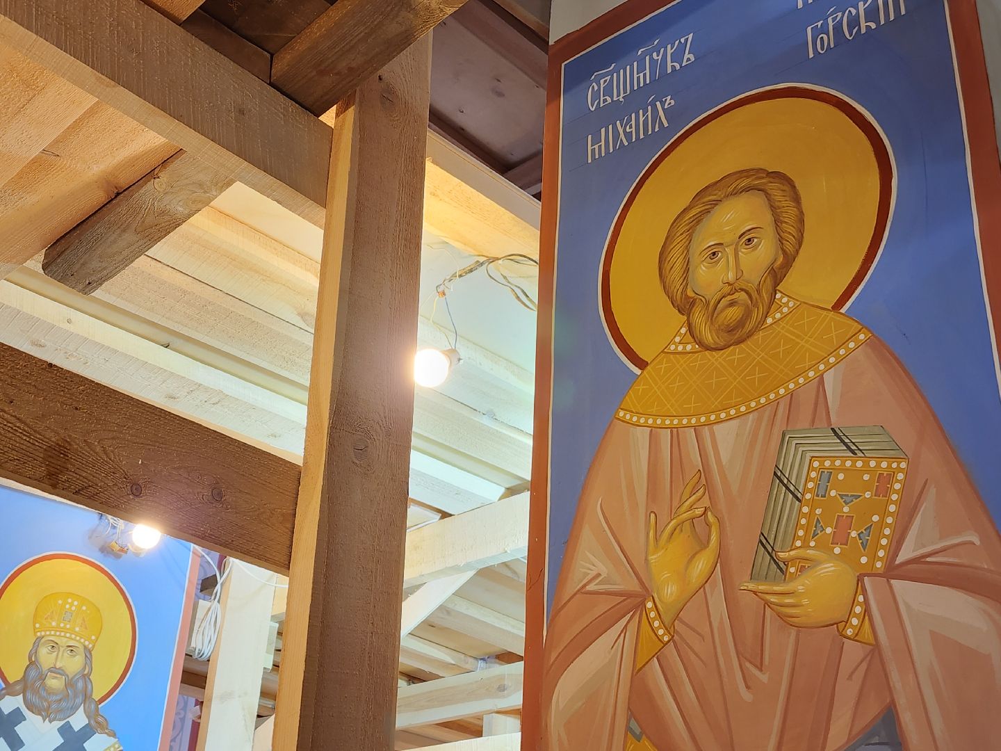 фрязино, роспись храма, иконопись, иконописец, строительство храма, православие,